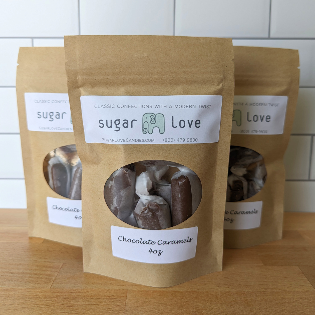 Small Batch Chocolate Caramels from Sugar Love